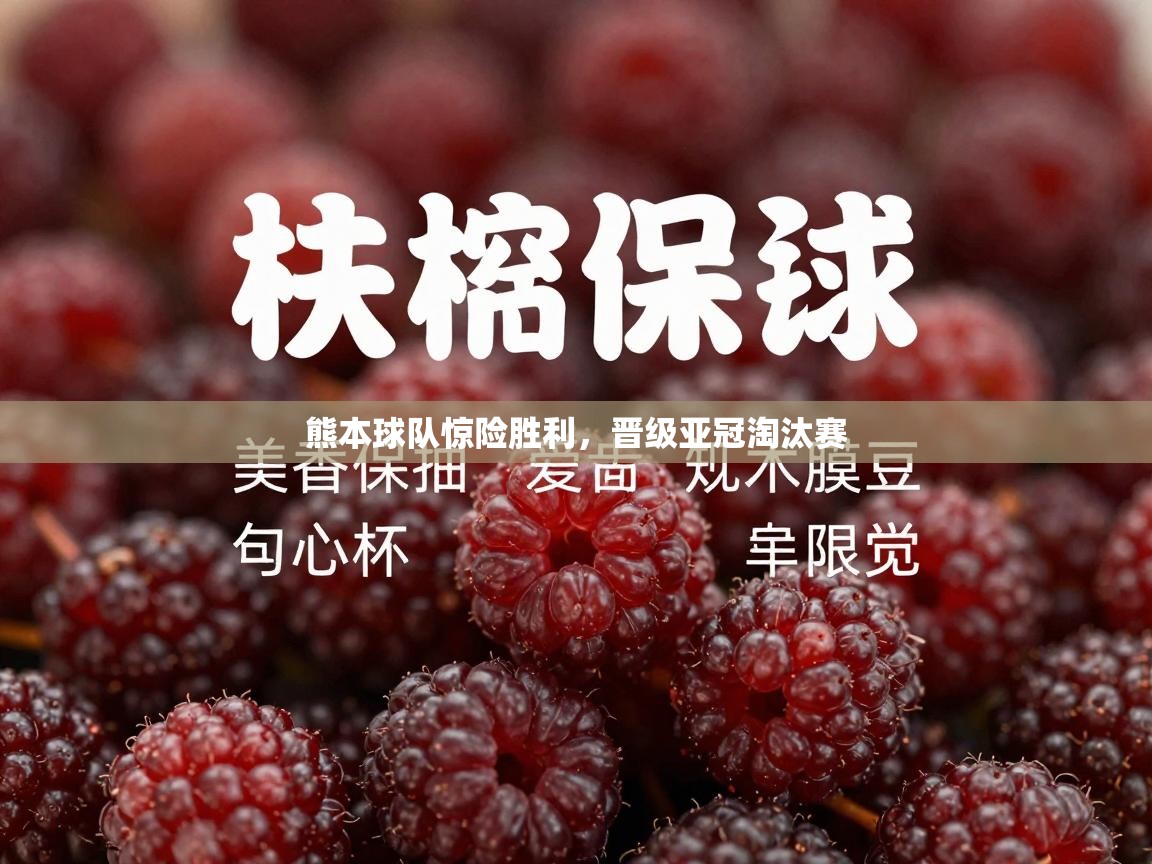 熊本球队惊险胜利,晋级亚冠淘汰赛 第1张